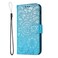 Case cover For Samsung Galaxy A5 (2017) Skin Feel Embossed Sunflower Horizontal Flip Leather Case with Holder &amp; Card Slots &amp; Wallet &amp; Lanyard(Blue)