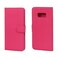 Case cover For Samsung Galaxy S8 Cross Texture Detachable Leather Phone Case(Rose Red)