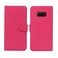 Case cover For Samsung Galaxy S8 Cross Texture Detachable Leather Phone Case(Rose Red)
