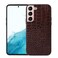 Case cover For Samsung Galaxy S22+ 5G Crocodile Top Layer Cowhide Leather Phone Case(Coffee)