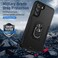 Case cover For Samsung Galay S21 5G Pioneer Armor Heavy Duty PC + TPU Shockproof Case with Holder(Black)