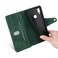 Case cover For Samsung Galaxy A10s Rivet Buckle 9 Cards Three Fold Leather Phone Case(Green)
