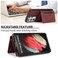 Case cover For Samsung Galaxy S21 Ultra Three-fold Leather Phone Case with Card Slot &amp; Wallet &amp; Holder(Wine Red)