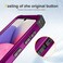 Case cover For Samsung Galaxy A33 5G PC + Silicone Phone Case(Dark Purple+Black)