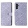 Case cove For Samsung Galaxy A24 4G Ethnic Style Embossed Pattern Leather Phone Case(Purple)