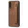 Case cove For Samsung Galaxy A50s Retro Wristband Holder Leather Back Phone Case(Brown)