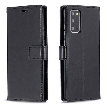 Case cove For Samsung Galaxy A02s EU Version Crazy Horse Texture Horizontal Flip Leather Case with Holder &amp; Card Slots &amp; Wallet &amp; Photo Frame(Black)