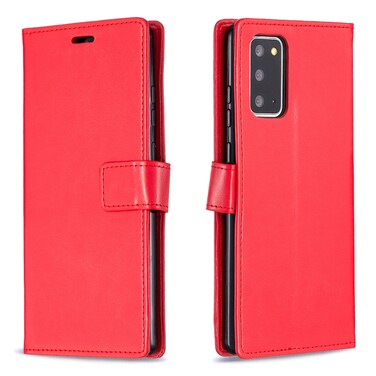 Case cove For Samsung Galaxy A02s EU Version Crazy Horse Texture Horizontal Flip Leather Case with Holder &amp; Card Slots &amp; Wallet &amp; Photo Frame(Red)