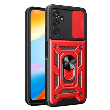 Case cover For Samsung Galaxy A14 5G Sliding Camera Cover Design TPU+PC Phone Case(Red)