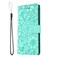 Case cover For Samsung Galaxy Note8 Skin Feel Embossed Sunflower Horizontal Flip Leather Case with Holder &amp; Card Slots &amp; Wallet &amp; Lanyard(Green)