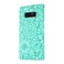 Case cover For Samsung Galaxy Note8 Skin Feel Embossed Sunflower Horizontal Flip Leather Case with Holder &amp; Card Slots &amp; Wallet &amp; Lanyard(Green)