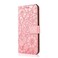 Case cover For Samsung Galaxy A51 Skin Feel Embossed Sunflower Horizontal Flip Leather Case with Holder &amp; Card Slots &amp; Wallet &amp; Lanyard(Rose Gold)