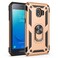 Case cover For Samsung Galaxy J2 Core Shockproof TPU + PC Protective Case with 360 Degree Rotating Holder(Gold)