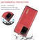 Case cover For Samsung Galaxy S20 Ultra DG.MING M1 Series 3-Fold Multi Card Wallet  Back Cover Shockproof Case with Holder Function(Red)
