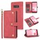 Case cover For Samsung Galaxy Note8 PU + TPU Horizontal Flip Leather Case with Holder &amp; Card Slot &amp; Wallet &amp; Lanyard(Wine Red)