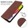 Case cover For Samsung Galaxy A03s 166mm Magnetic Closure Leather Phone Case(Brown)