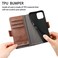 Case cover For Samsung Galaxy S20 FE CaseNeo Splicing Dual Magnetic Buckle Leather Case with Holder &amp; Card Slots &amp; Wallet(Brown)