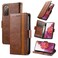 Case cover For Samsung Galaxy S20 FE CaseNeo Splicing Dual Magnetic Buckle Leather Case with Holder &amp; Card Slots &amp; Wallet(Brown)