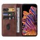 Case cover For Samsung Galaxy Xcover Pro Magnetic Closure Leather Phone Case(Brown)