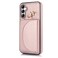 Case Cover For Samsung Galaxy A14 4G / 5G YM007 Ring Holder Card Bag Skin Feel Phone Case(Rose Gold)