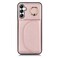 Case Cover For Samsung Galaxy A14 4G / 5G YM007 Ring Holder Card Bag Skin Feel Phone Case(Rose Gold)