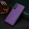 Case Cover For Samsung Galaxy A35 5G D04 Calf Texture Dual Card Slot Holder Phone Case(Purple)