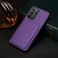 Case Cover For Samsung Galaxy A23 D04 Calf Texture Dual Card Slot Holder Phone Case(Purple)