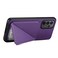 Case Cover For Samsung Galaxy A23 D04 Calf Texture Dual Card Slot Holder Phone Case(Purple)
