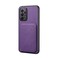 Case Cover For Samsung Galaxy A23 D04 Calf Texture Dual Card Slot Holder Phone Case(Purple)