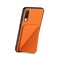 Case Cover For Samsung Galaxy A70 D04 Calf Texture Dual Card Slot Holder Phone Case(Orange)
