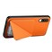 Case Cover For Samsung Galaxy A70 D04 Calf Texture Dual Card Slot Holder Phone Case(Orange)