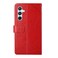 Case Cover For Samsung Galaxy M55 5G Y-shaped Pattern Flip Leather Phone Case(Red)
