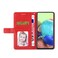 Case Cover For Samsung Galaxy M55 5G Y-shaped Pattern Flip Leather Phone Case(Red)