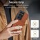 Case Cover For Samsung Galaxy S21 Ultra 5G RFID Anti-theft Card Ring Holder Phone Case(Brown)