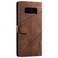Case Cover For Samsung Galaxy Note 8 Skin Feel Splicing Horizontal Flip Leather Case with Holder &amp; Card Slots &amp; Wallet &amp; Photo Frame(Brown)