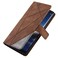 Case Cover For Samsung Galaxy Note 8 Skin Feel Splicing Horizontal Flip Leather Case with Holder &amp; Card Slots &amp; Wallet &amp; Photo Frame(Brown)