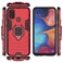 Case Cover For Galaxy M30s Shockproof PC + TPU Case with Magnetic Ring Holder(Red)