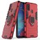 Case Cover For Galaxy M30s Shockproof PC + TPU Case with Magnetic Ring Holder(Red)