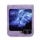 Case Cover For Samsung Galaxy Z Flip6 Business Solid Color Magnetic RFID Anti-theft Phone Case(Purple)