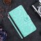 Case Cover For Samsung Galaxy A05s Floral Embossed Pattern Leather Phone Case(Light Green)