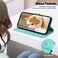 Case Cover For Samsung Galaxy Xcover 7 Cute Cats RFID Leather Phone Case(Green)