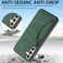 Case Cover For Samsung Galaxy A15 Ultra-thin Shockproof Phone Protective Case with Holder(Green)