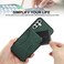 Case Cover For Samsung Galaxy A15 Ultra-thin Shockproof Phone Protective Case with Holder(Green)