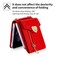 Case Cover For Samsung Galaxy Z Flip3 5G POLA Litchi Texture Love Buckle Multi-Card Slots Zipper Wallet Phone Case(Red)