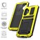 Case Cover For Samsung Galaxy A32 5G / M32 5G R-JUST Waterproof Shockproof Dustproof Metal + Silicone Protective Case with Holder(Yellow)