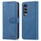 Case Cover For Samsung Galaxy Z Fold3 5G AZNS Dream II Skin Feel PU+TPU Horizontal Flip PU Phone Case(Blue)