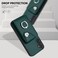 Case Cover For Samsung Galaxy M55 / C55 5G Organ Card Bag Ring Holder Phone Case with Long Lanyard(Green)