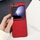 Case Cover For Samsung Galaxy Z Flip6 Impression Flower Pattern Protective Phone Case(Red)