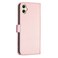 Case Cover For Samsung Galaxy A06 Four-leaf Embossed Leather Phone Case(Pink)