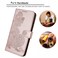 Case Cover For Samsung Galaxy A50 Datura Flower Embossed Flip Leather Phone Case(Rose Gold)